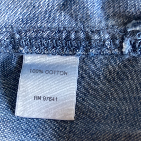 J.Jill, classic denim pearl snap, 100% cotton, XS - Picture 10 of 15